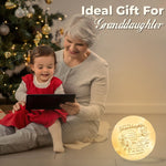 Granddaughter Love and Support Gift - Moon Lamp