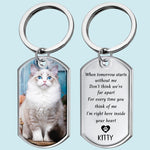 Custom Pet Photo Memorial Gifts for Dog Lovers - Personalized Keychain