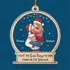 The Best Thing I've Ever Found - Couple Personalized Custom Ornament - Acrylic Snow Globe Shaped - Christmas Gift For Husband Wife, Anniversary