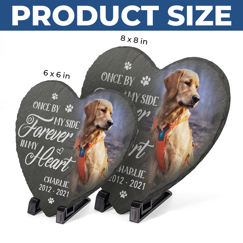 Custom Photo If Love Alone Pet Memorial Decor - Personalized Memorial Stone