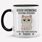 Custom Name Funny Cat Gifts for Cat Lovers - Personalized Accent Mugs