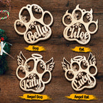 Custom Name Christmas Gifts for Dog Lovers - Personalized Ornament