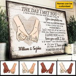 Custom Name Romantic Love Quote Gifts for Couples - Personalized Poster
