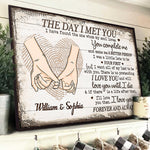 Custom Name Romantic Love Quote Gifts for Couples - Personalized Poster