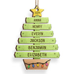 Custom Name Christmas Family Tree Gifts - Personalized Ornament