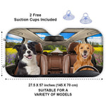 Custom Dog Road Trip Gifts for Dog Lovers - Personalized Auto Sunshade