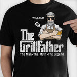 Custom Name Grillfather Gifts for Men - Personalized Apparel
