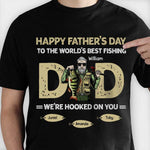 Custom Name Fishing Father's Day Gifts for Dad - Personalized Apparel