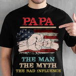 Funny Papa The Man The Myth Gifts for Dad - Apparel