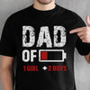 Dad Of The Boys And Girls - Gift For Dad, Personalized Unisex T-Shirt