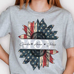 Custom Name Sunflower Gifts for Mom - Personalized Apparel