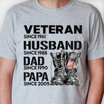 Veteran Husband Dad Papa Gifts for Men - Apparel