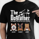 Custom Name Dogfather Gifts for Dog Dads - Personalized Apparel