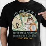 Custom Name Cat Dad Gifts for Cat Lovers - Personalized Apparel