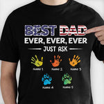 Custom Name Handprint Gifts for Dad - Personalized Apparel