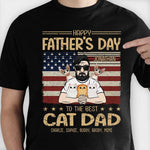 Custom Name Father's Day Gifts for Cat Dads - Personalized Apparel