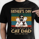 Custom Name Father's Day Gifts for Cat Dads - Personalized Apparel