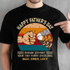 Happy Father's Day Human Servant - Gift For Dad, Personalized Unisex T-Shirt