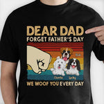 Custom Name Dog Dad Father's Day Gifts - Personalized Apparel
