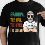 Custom Name Grandpa Gifts for Grandfathers - Personalized Apparel