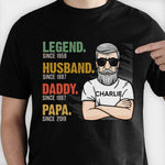 Custom Name Dad Milestone Gifts for Men - Personalized Apparel