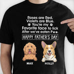 Custom Name Dog Dad Father's Day Gifts - Personalized Apparel