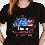 Custom Name Patriotic Gifts for Grandmas - Personalized Apparel
