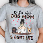 Custom Name Dog Mom and Aunt Gifts - Personalized Apparel