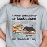 Funny Book Lover Dog Gifts for Women - Apparel