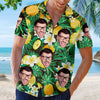 Custom Photo Summer Breeze - Couple Custom Hawaiian Shirt, Custom Shirts, Personalized Shirts, Hawaiian Shirt for Men, Beach Shirt, Aloha Shirt Men - Summer Vacation Gift, Gift For Husband Wife