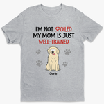 Custom Name Funny Dog Gifts for Mom - Personalized Apparel