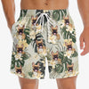 Custom Photo Summer State Of Mind - Dog & Cat Personalized Custom Tropical Hawaiian Aloha Men Beach Shorts - Summer Vacation Gift, Birthday Party Gift For Pet Owners, Pet Lovers