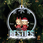 Custom Name Christmas Best Friend Gifts - Personalized Ornament