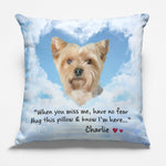 Custom Name Pet Memorial Gifts for Dog Lovers - Personalized Pillow