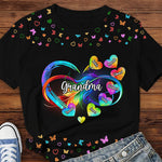 Custom Name Grandma Gifts for Grandmothers - Personalized AOP T-shirt