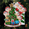 Santa Is Coming - Family Personalized Custom Ornament - Acrylic Custom Shaped - Christmas Gift For Family Members