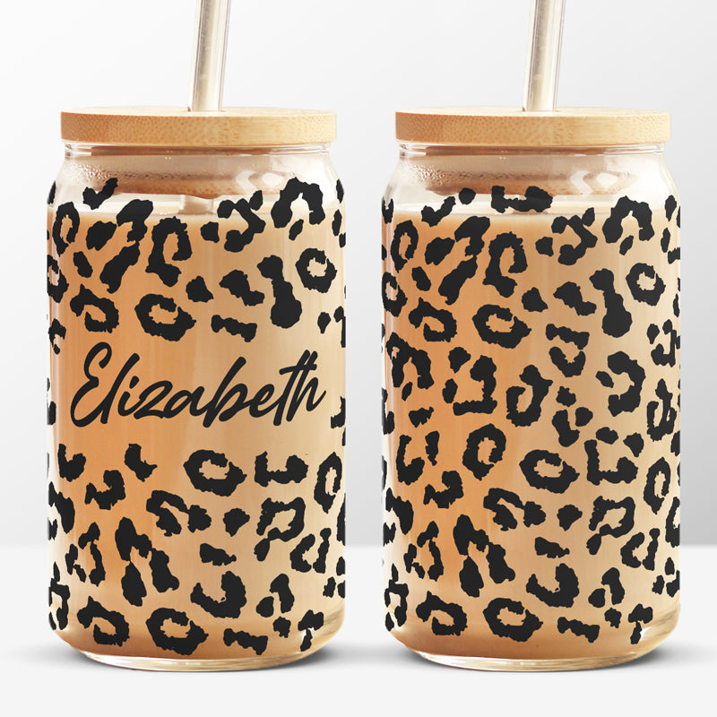Love Yourself Like You Are Loved - Personalized Custom Glass Cup, Iced Coffee Cup - Birthday Gift, Gift For Yourself