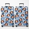 Custom Photo Love Is A Four-Legged Word - Dog & Cat Personalized Custom Luggage Cover - Holiday Vacation Gift, Gift For Adventure Travel Lovers, Pet Owners, Pet Lovers