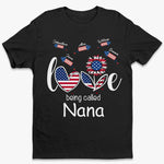 Custom Name Patriotic Nana Gifts for Grandmothers - Personalized Apparel