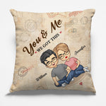 Custom Name Romantic Couple Gifts - Personalized Pillow