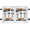Thank You Dad For Everything - Family Personalized Custom Accent Mug - Father's Day, Birthday Gift For Dad