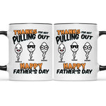 Custom Name Funny Father's Day Gifts for Dad - Personalized Accent Mugs