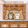 Keep Calm And Love Cats - Cat Personalized Custom Decorative Mat - Gift For Pet Owners, Pet Lovers