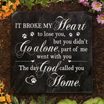 Pet Loss Memorial Garden Decor - Memorial Stone