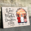 Mother And Children Forever Link Together - Family Personalized Custom Horizontal Canvas - Mother's Day, Birthday Gift For Mom
