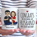 Custom Name Becoming My Husband Wedding Gifts - Personalized Mugs