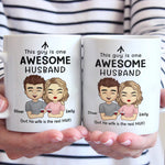 Custom Name Funny Husband Wife Gifts - Personalized Mugs