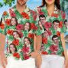 Custom Photo Tropical Summer Vibe - Couple Personalized Custom Unisex Tropical Hawaiian Aloha Shirt - Summer Vacation Gift, Gift For Husband Wife