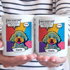 To My Amazing Dad - Dog Personalized Custom Mug - Father's Day, Birthday Gift For Pet Owners, Pet Lovers