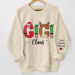 Custom Name Christmas Santa Claus Gifts for Families - Personalized Sweater
